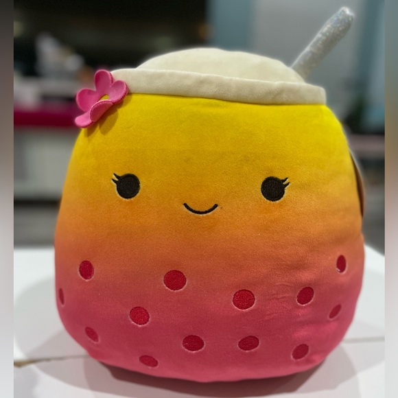 Squishmallows Toys Squishmallow Bergit The Boba Tea 6 Ultrasoft